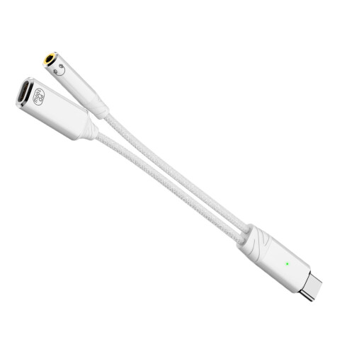 USB-C laddningsadapter 2-i-1 splitterkabel