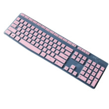 Dustproof Waterproof Transparent Silicone Keyboard Cover Skin Protectors For compatible with Logitech MK345 K345 Wireless Keyboard Accessories
