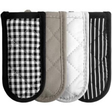 4PCS Cast Iron Skillet Handle Covers, Reusable Non-Slip Heat Protection Sleeves Compatible with Standard Skillets