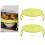 Beppter 2-Pack Microwave Folding Tray, 2-Tier Stacker with Foldable Handles – Compatible with Most Microwaves 1