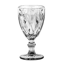 Verre à vin vintage coloré en relief 17 cm