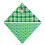 Pañuelo triangular verde para perro del Día de San Patricio 1