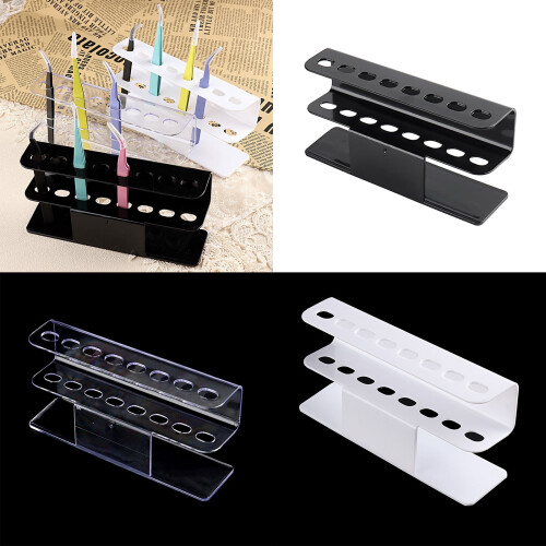 Support porte-pince à épiler à 8 trous pour outils de beauté 1