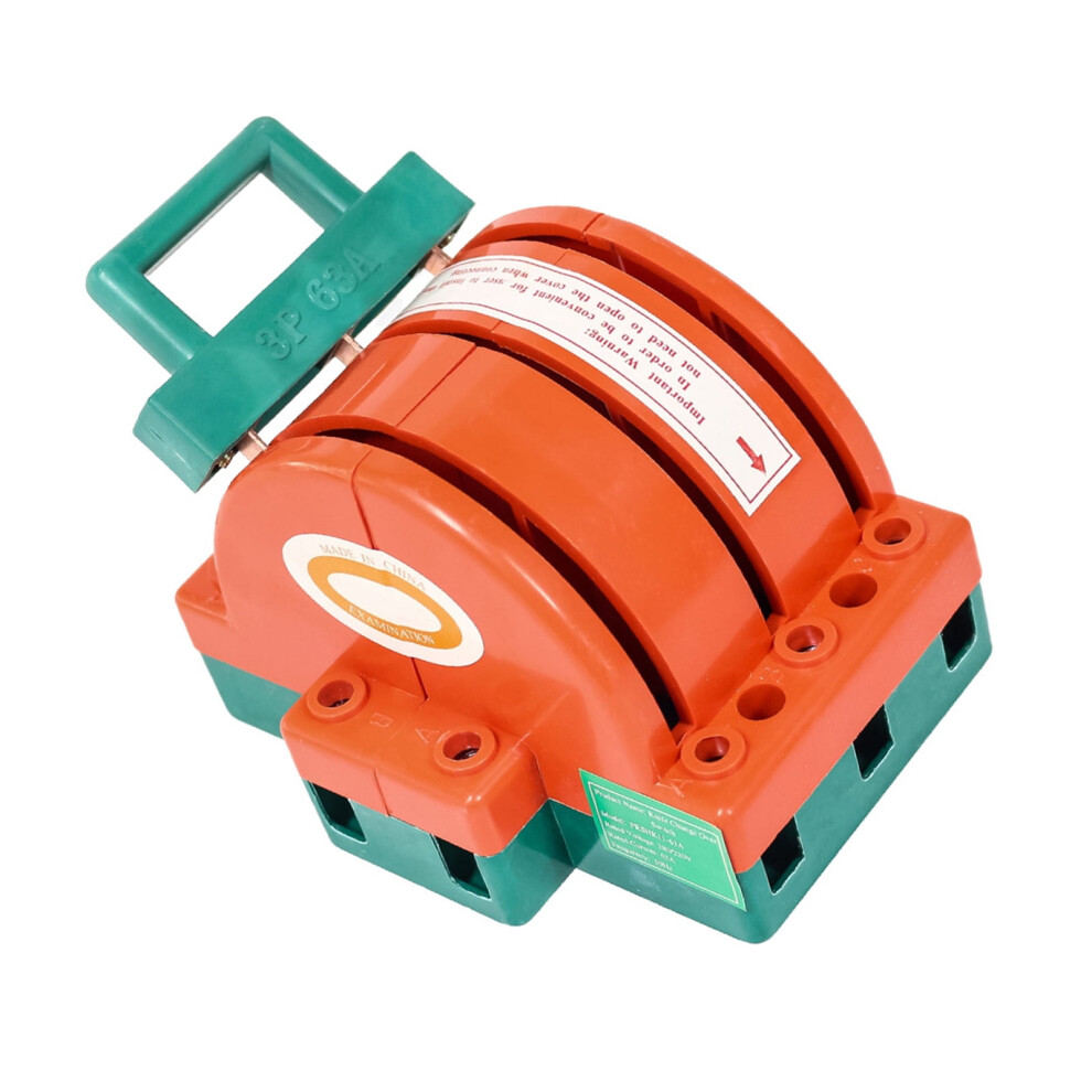 3 Poles Highly Power Double Throw Switches 63A 380V Double Throw Safety Disconnect Switches For Household Appliances 9422877371679