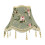 Abat-jour en tissu vert pour ampoules E27, petit format 1