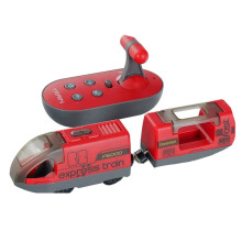 Electric Remote-Control Train Toy for Wooden Tracks with