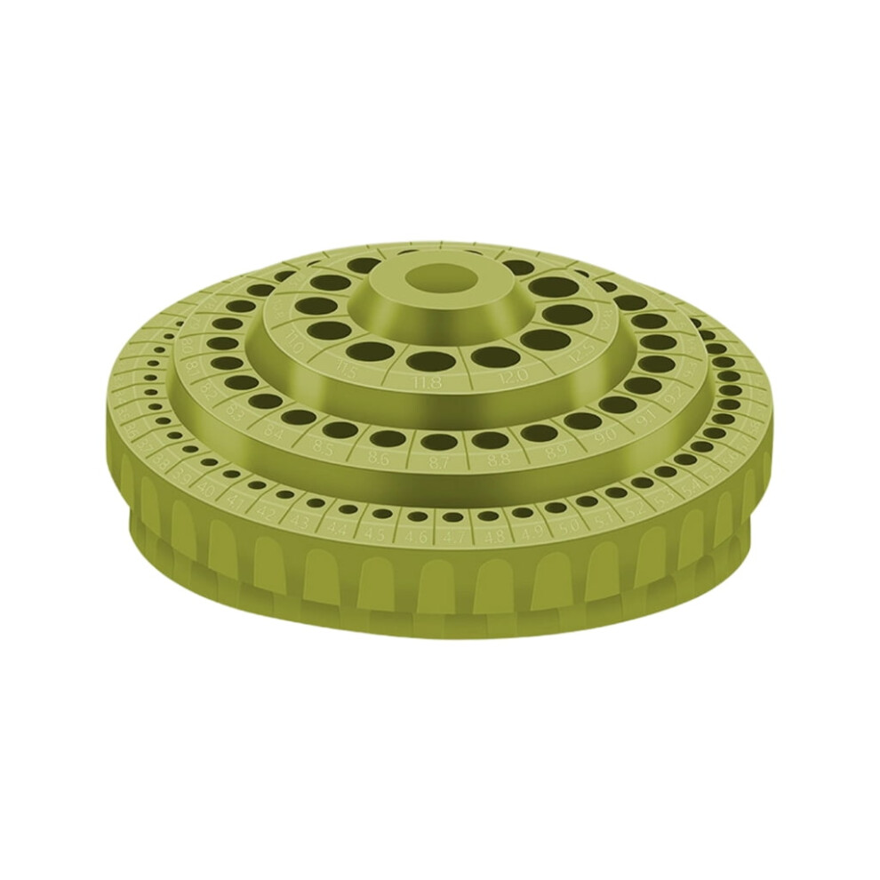 100 Hole Rotating Drill Bit Organizer Box Multiple Layer Storage Case For Tool Accessories Nonslip Base 9399596090863