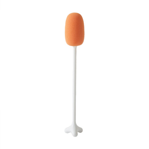 Escova de limpeza com cabo longo e desenho animado para xícaras e chaleiras.