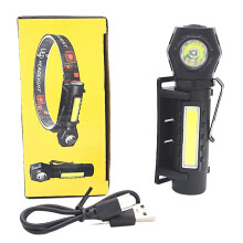QenASHaing Wiederaufladbare Stirnlampe 1200L mit Magnetclip