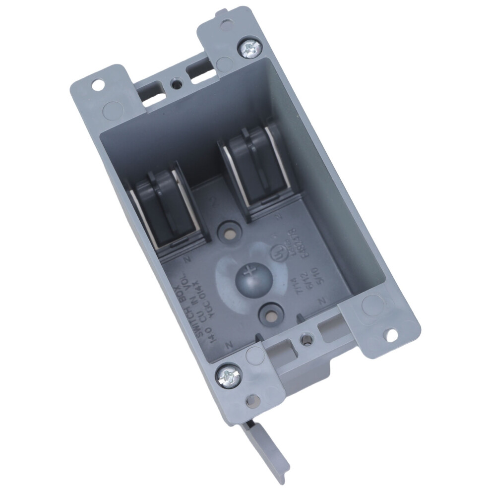 Single Gang Electrical Box For Safe And Efficient Wiring In Homes And Offices Crafted From Sturdy Abs Materials 9399596091105