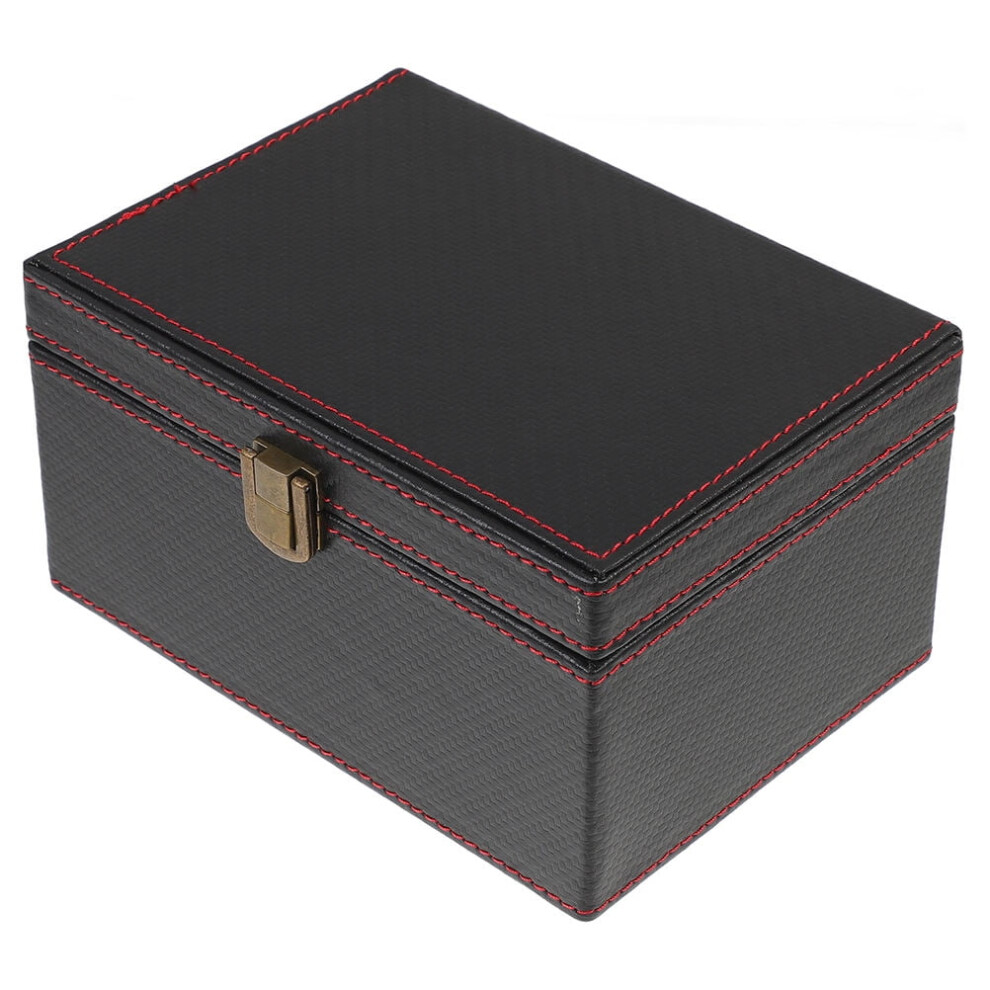 Large Faraday Box For Car Keys With Carbon Fiber Pu Stylish Case Black 9085618326767