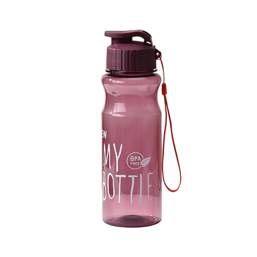Κανάτα νερού Trans PET 20oz, πολύχρωμο διαφανές αθλητικό μπουκάλι υψηλής χωρητικότητας 1