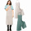 2 Pack Pottery Aprons – Split-Leg, Adjustable, 3-Pocket 1