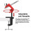 Effortless Airbrush Stand with Quick-Release 30mm Adjustable 360 Rotation 4