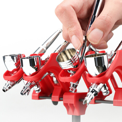 Effortless Airbrush Stand with Quick-Release 30mm Adjustable 360 Rotation 1