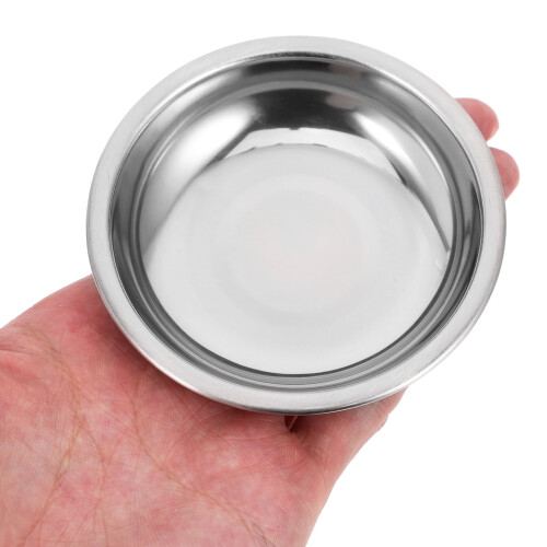 Mini bols à condiments en acier inoxydable 8 cm 2