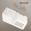 Porte-brosse de toilette mural en plastique avec système d'évacuation 4