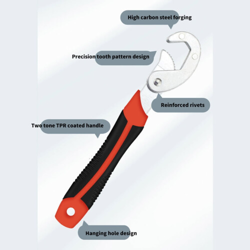 Multifunctional Monkey Spanner Tool for Home Professional Universal Wrench Tool Set Adjustable Large Opening Hardware 2