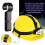 Hard Hat Headlamp Clip Hook for Narrow-Edged Helmets 6