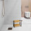 Kaffeestations-Organizer aus hellbraunem Holz und Eisen 3