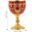 Bicchiere da vino vintage in lega, 30 ml, con stelo. 2
