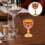 Bicchiere da vino vintage in lega, 30 ml, con stelo. 4