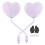 Motorbike Side View Mirrors Convex Adjustable2Pieces 2