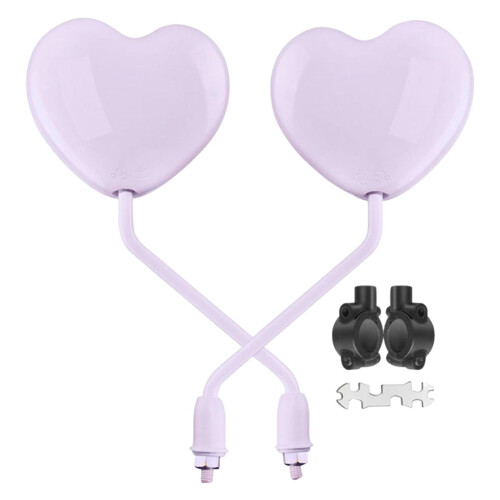 Motorbike Side View Mirrors Convex Adjustable2Pieces 1