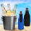 Lot de 4 manchons isolants verts pour bouteilles 3
