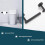 Matsort dobbelt toiletpapirholder, 304 rustfrit stål 4