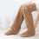 Damen-Oberschenkelstrümpfe aus Korallenfleece, Winter-Overknee-Strümpfe 6
