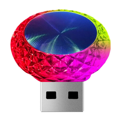 USB auto LED sfeerlamp meerkleurig 1 stuk 1