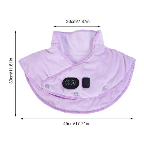 Wrap riscaldato per collo e spalle 30 cm viola 45-65C 1