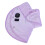 Wrap riscaldato per collo e spalle 30 cm viola 45-65C 15