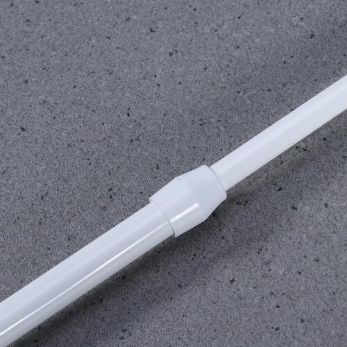 Witte metalen verstelbare douchestang 40–70 cm 1