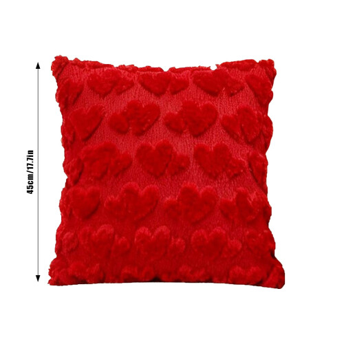 Coussin décoratif double cœur pour canapé (1 pièce) 2