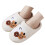 Damvintertofflor med Halloween-tryck 1 par 3