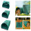 Sac de ramassage horizontal pour jardin – Semi-circulaire, Grand 5