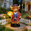 Scottish Cow Bouquet LED Night Light – Resin Table Lamp, 2