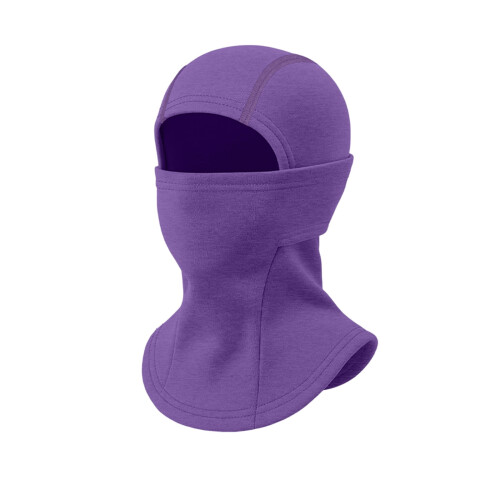 Χειμερινή κουκούλα Balaclava Fleece 14x10,6 ίντσες σκούρο μωβ 2