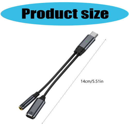 USB-C to USB-A Cable Adapter 100W Fast Charging 2