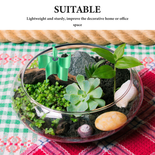 Akvariumsvattenhjulsprydnad med stenpartidesign 2