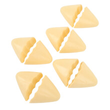 Inserti per dita dei piedi in schiuma PU spessi e morbidi di mezza taglia riempitori per scarpe beige 5 paia comodi