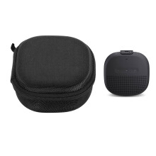 Lightweight Waterproof Shockproof Black Travel Case for Micro Bluetooth Speakers