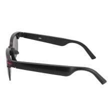 YJ-008 Bluetooth 150 mAh 2 IP67 Lunettes de soleil noires