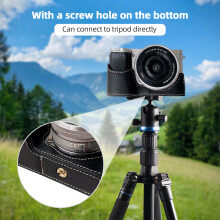 Custodia portatile in pelle sintetica per fotocamere A6400 A6300 A6100 A6000, protezione e borsa