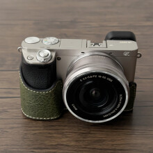 Custodia retrò per fotocamera A6400/A6300/A6100/A6000, design portatile, apertura sul fondo
