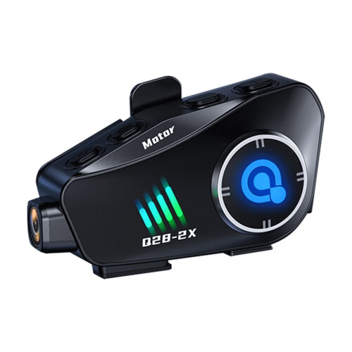 Ακουστικά κράνους Q28-2X με WiFi/Bluetooth, κάμερα αυτοκινήτου 1080P και ασύρματη κάμερα, 2