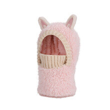 Kids Winter Balaclava Hat with Face Cover, Stretchable One Size (4-10Y), Plush Pullover Neck Warmer – Compatible with Cold Weather Outdoor