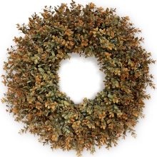 Guirlanda de Natal artificial em rattan para decoração de parede/porta, casa, casamento e fotos, decoração de outono/festas de fim de ano –